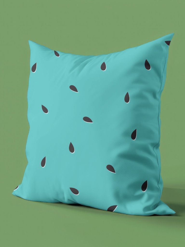 Vibrant Teal Love Pillow product image (9)