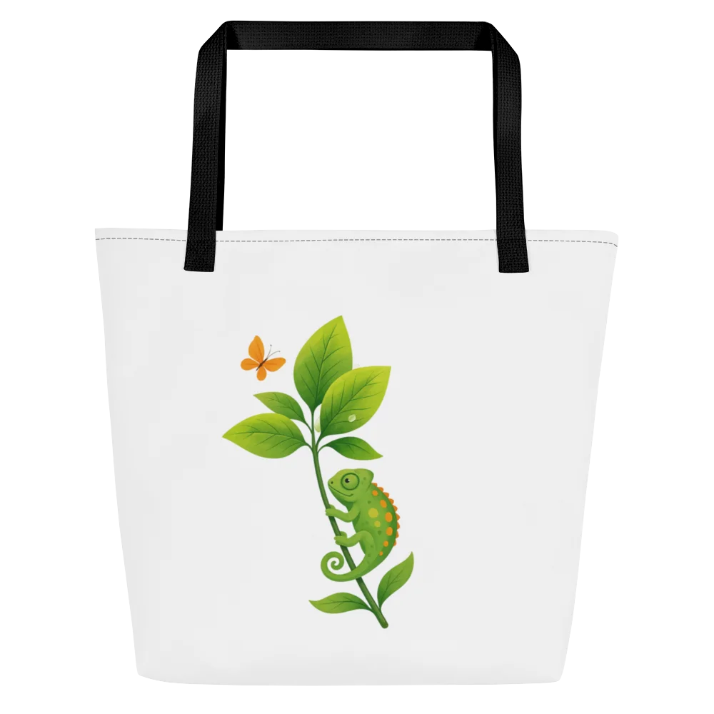 Chameleon's Climb Large Tote Bag product image (1)