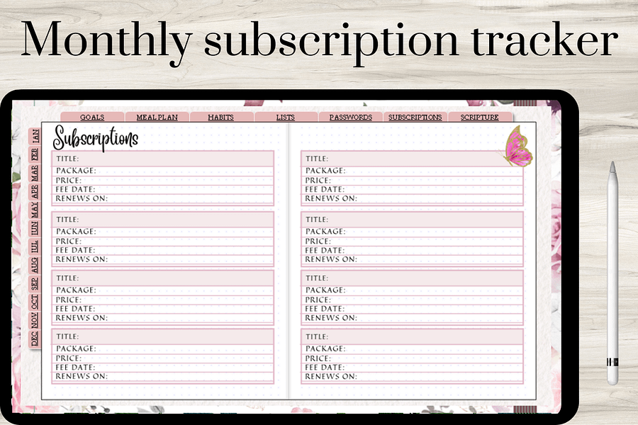 Goodnotes Digital Planning Journal | Clickable Links product image (7)