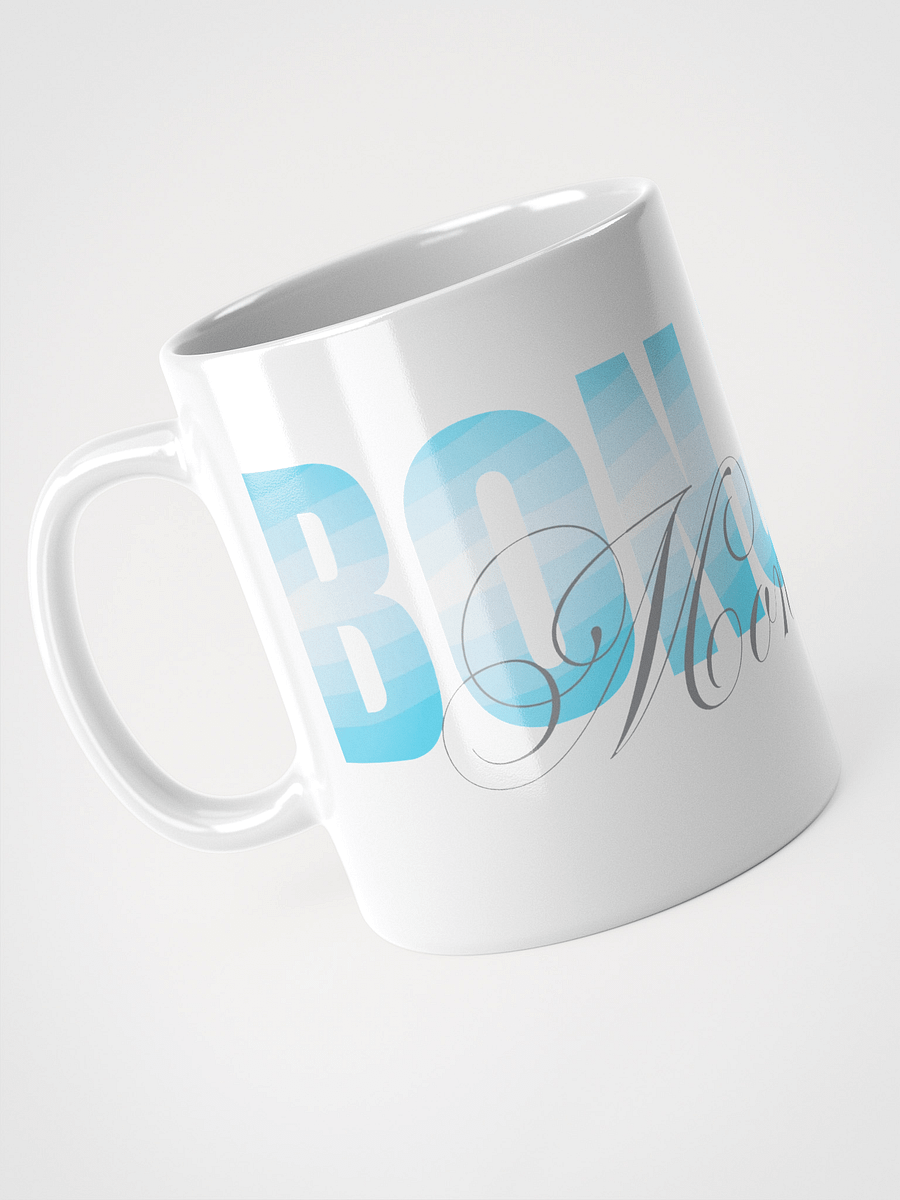 Mug Blanc Bonjour Mon Café - Cadeau Mug Message Positif product image (3)
