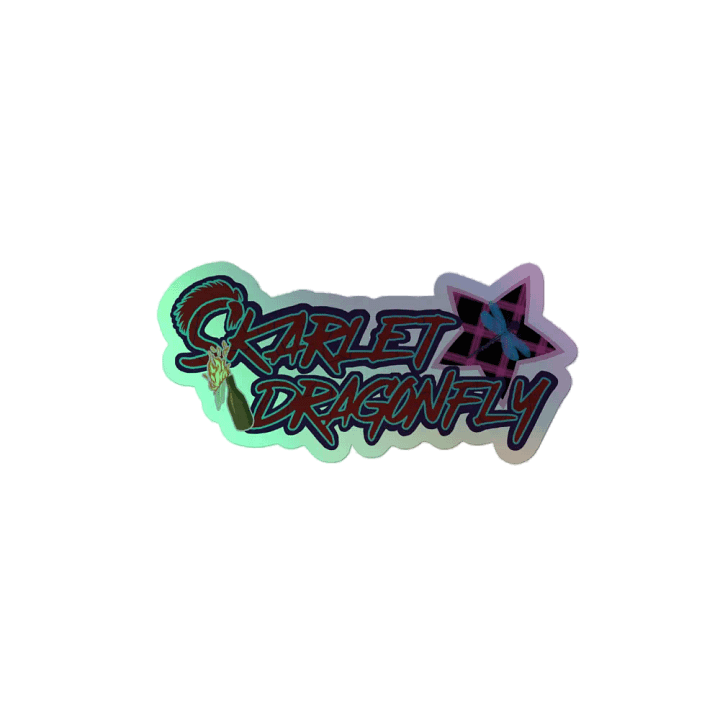 SlarletDragonfly Holographic Sticker product image (2)