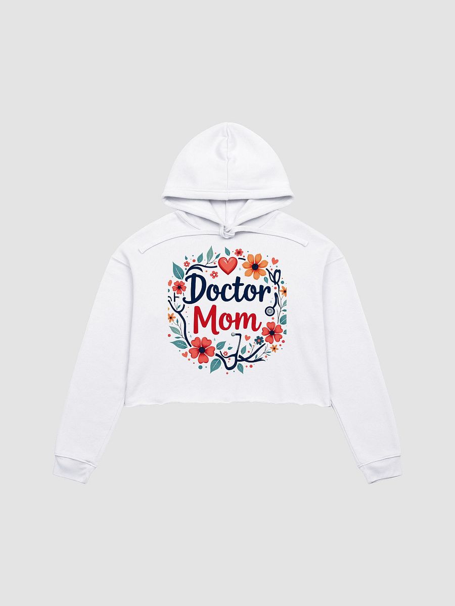 Doctor Mom Floral Crop Hoodie product image (6)