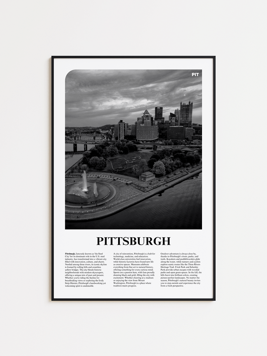 Pittsburgh 03 Newspaper Poster product image (1)