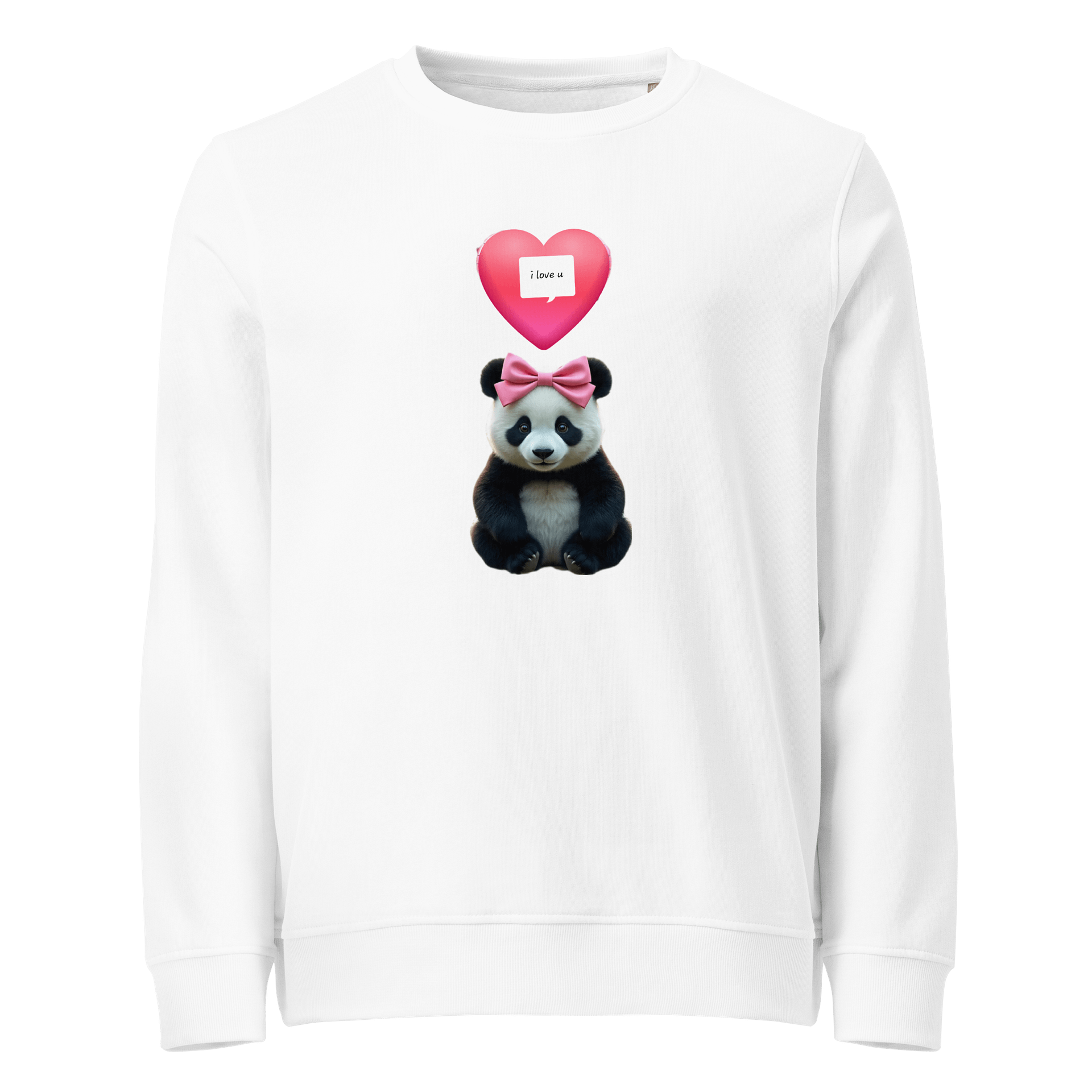 Panda I Love u Bubble image Sweatshirt product image (1)