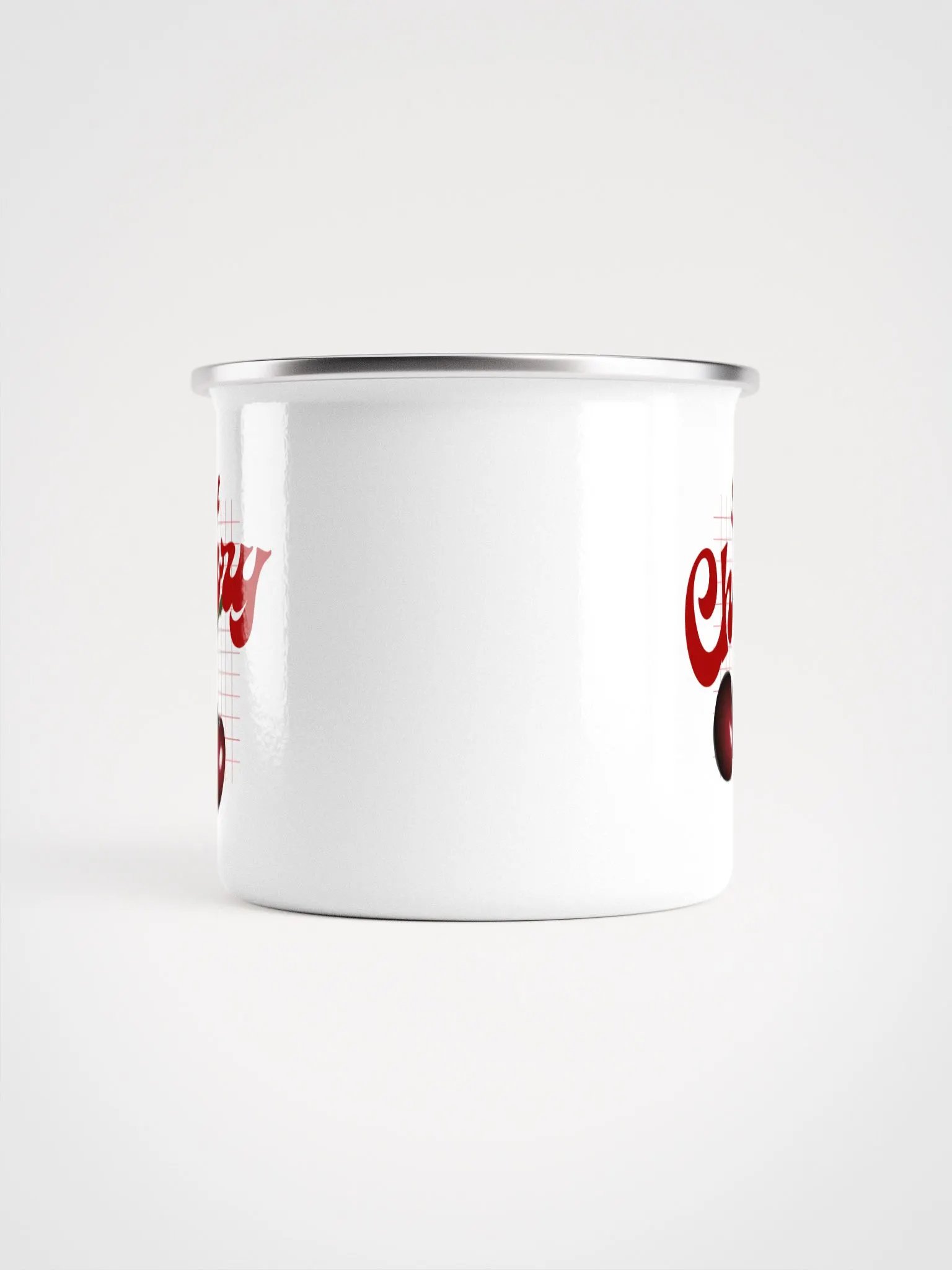 Cherry Adventure Enamel Mug product image (2)