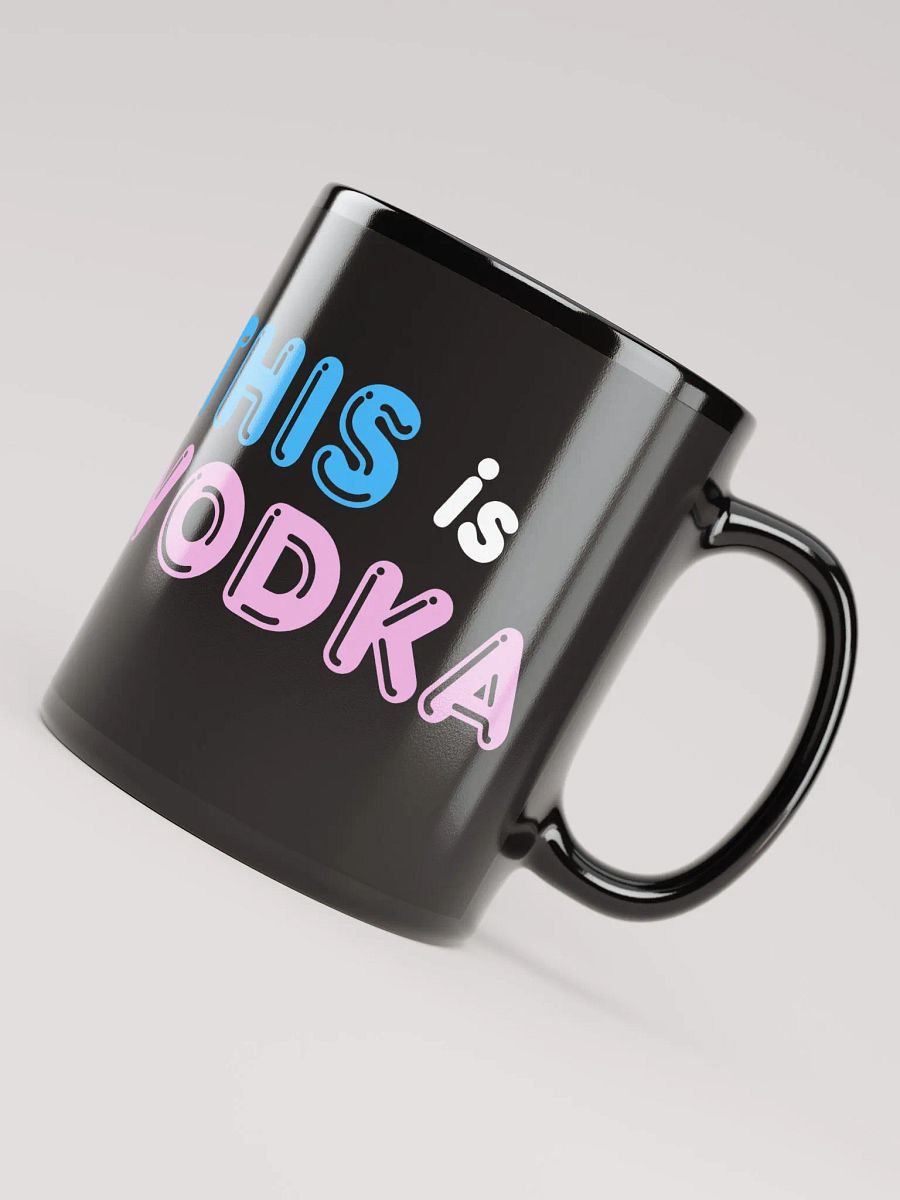This Is Vodka Black Glossy Mug product image (7)