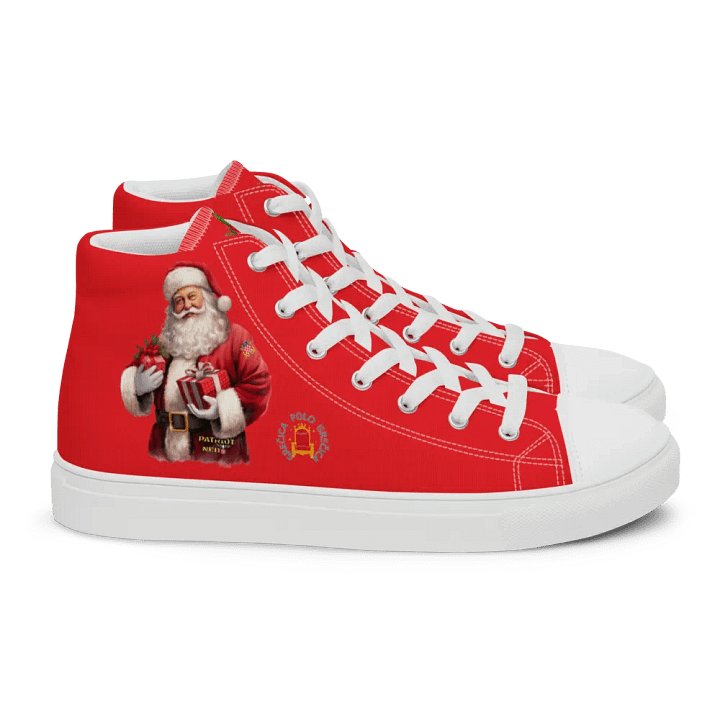 Santa Claus Retro High Tops Women Shoes product image (2)