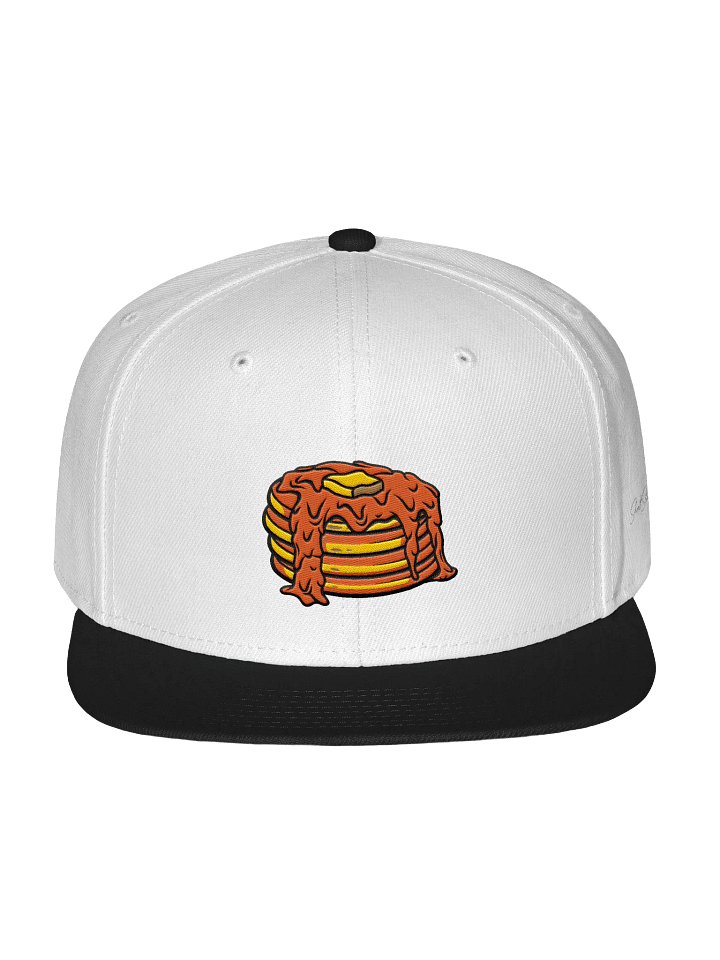 Stacks Embroidered Snapback Cap (White) product image (2)