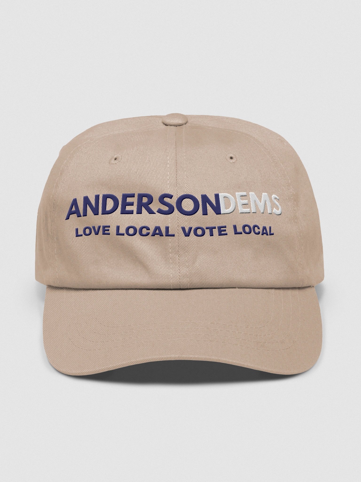 Anderson County Democrats Logo Dad Cap – Light product image (1)