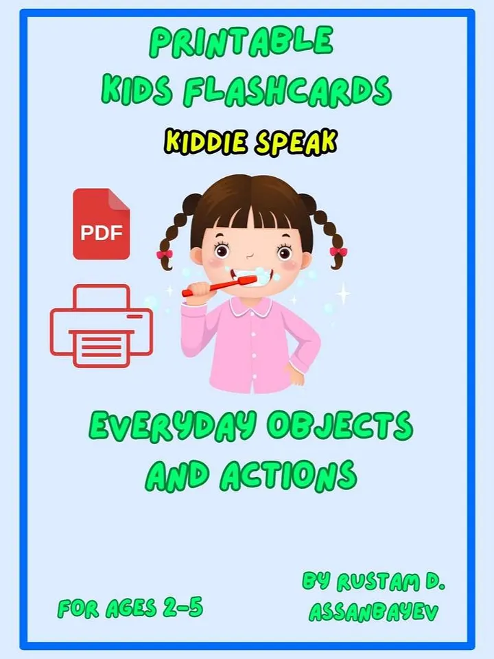 Kids Flashcards: Everyday Objects and Actions product image (1)