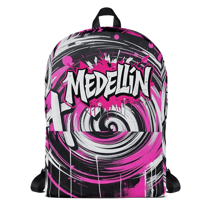 Medellin Graffiti Swirl Backpack product image (1)