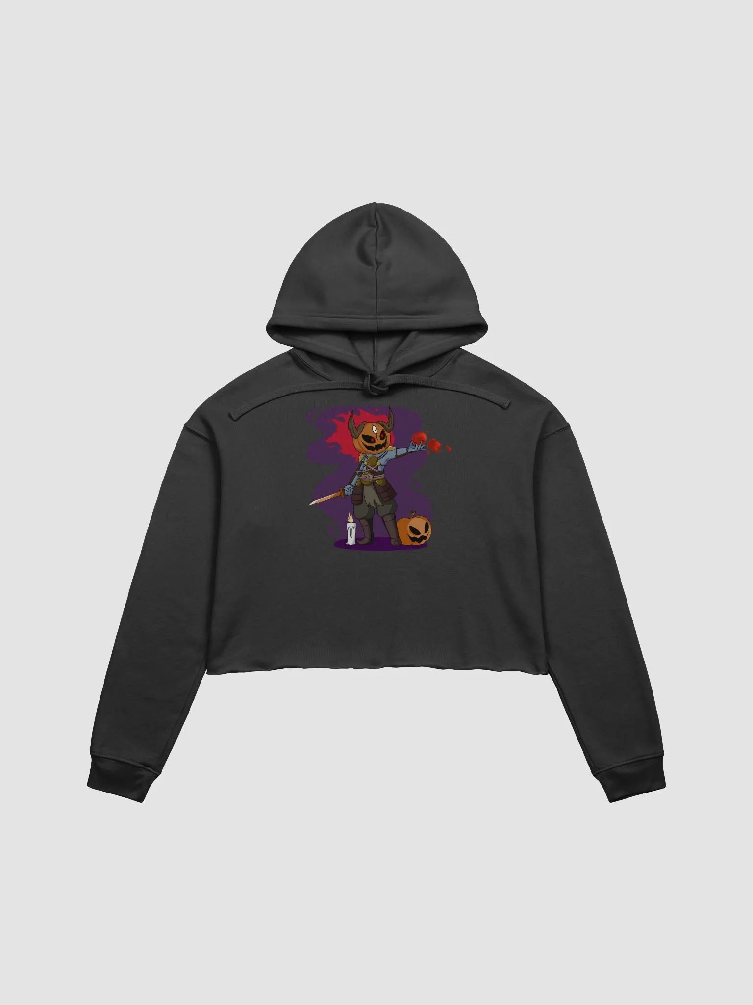 Halloween Oni Crop Hoodie product image (1)