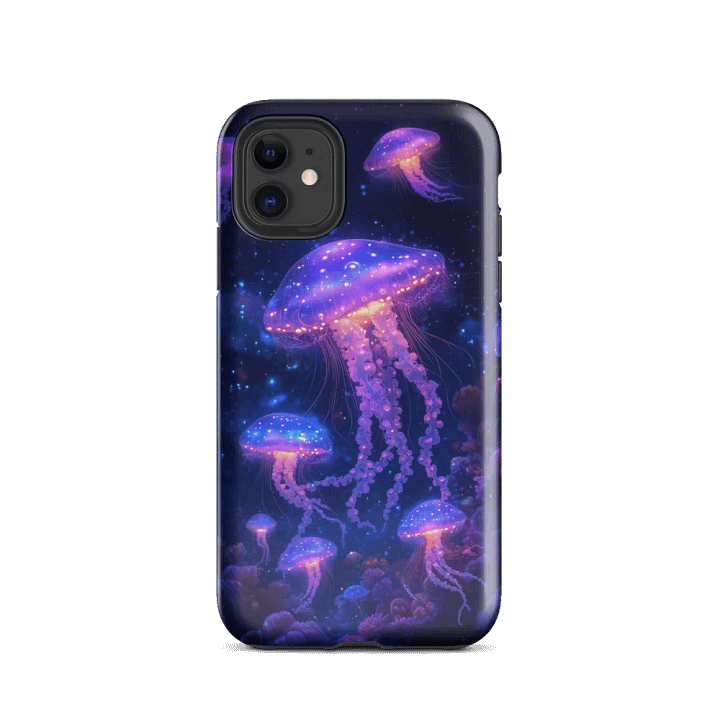 Jellyfish Neon Print - Tough Phone Case product image (2)