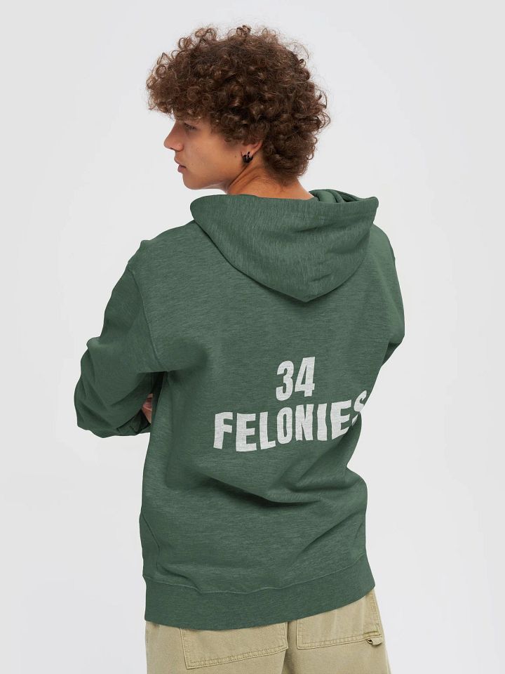 Pris-34 FELONIES-INDEPENDENT TRADING CO. FLEECE ZIP UP HOODIE product image (2)