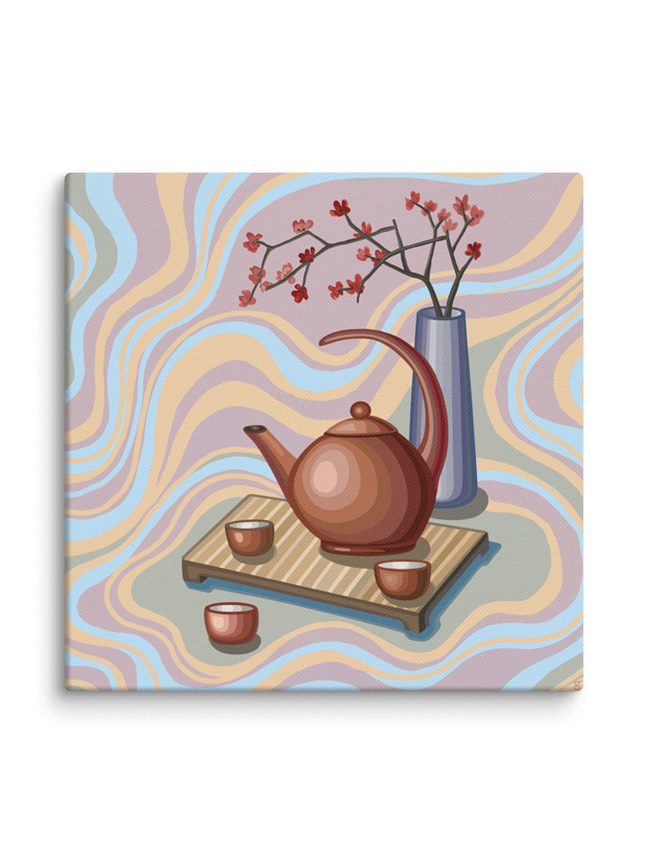 Pastel Teatime Canvas Art - Coffee Shop No. 11 product image (139)