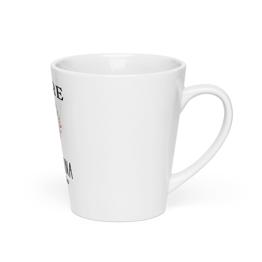 Mothers day Design Madre Porque Superheroina no es un titulo oficial latte mug product image (3)