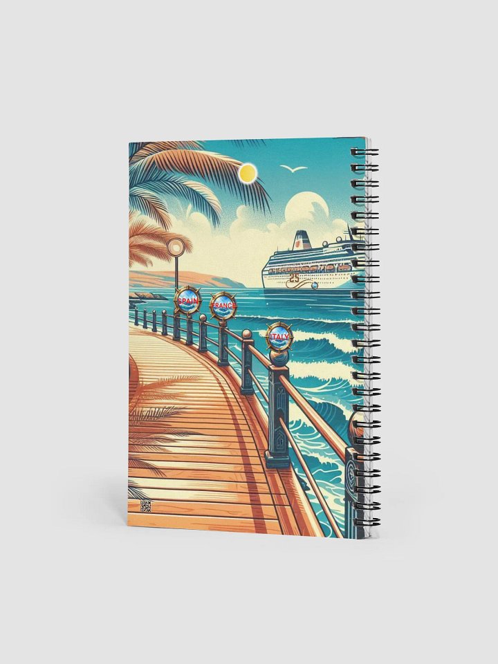 Barcelona: Cruise Crew- A Seaside Serenity Spiral Notebook product image (2)