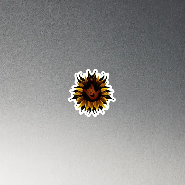 ASL Love Sunflower Magnet Set product image (4)