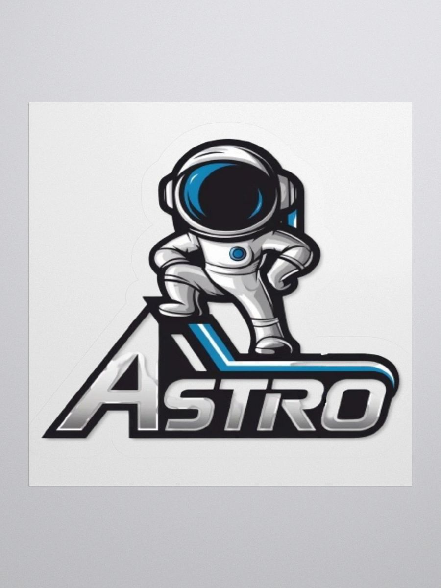 Exclusive Astro Astronaut Vinyl Sticker - Space Exploration Design product image (1)