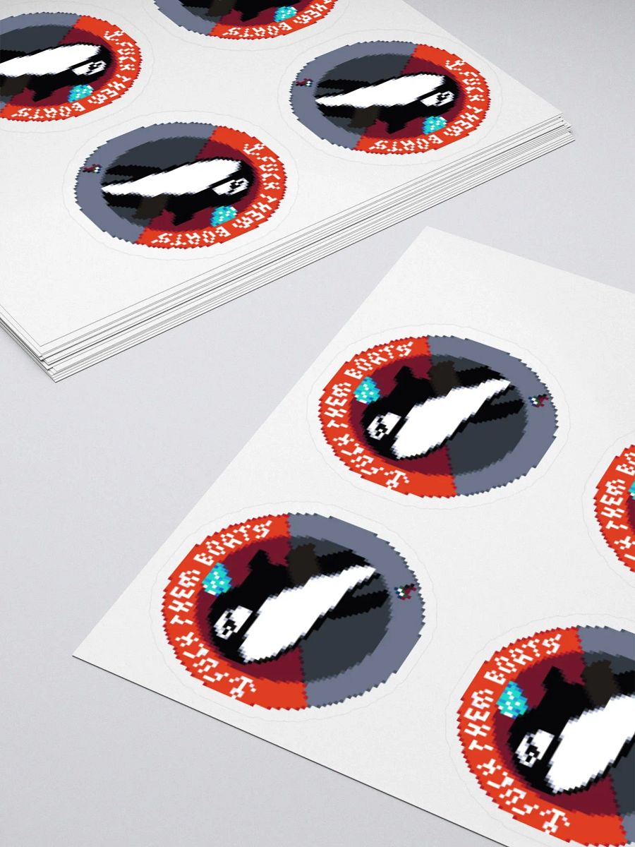 Fuck Them Boats sticker sheet product image (4)