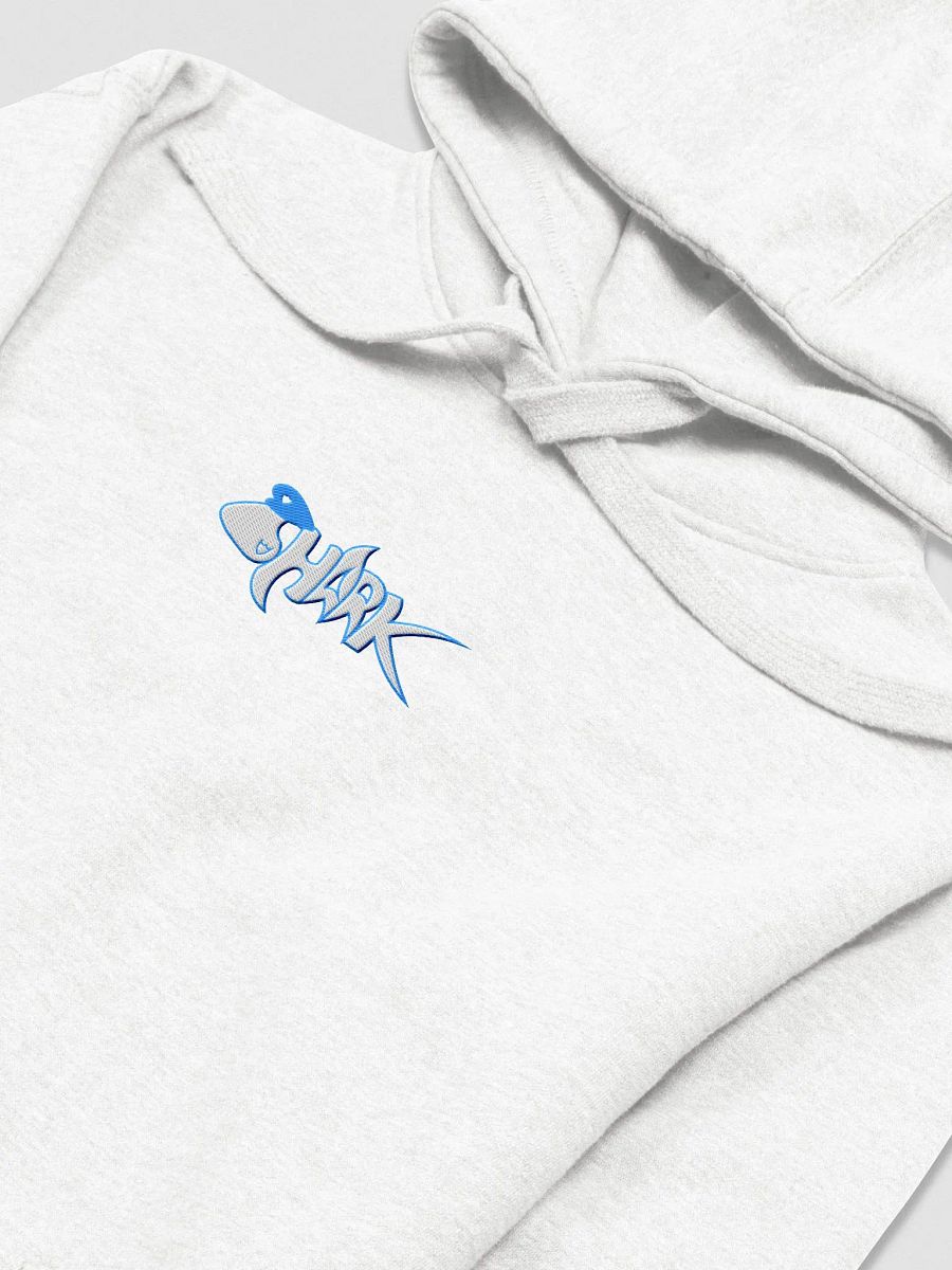 Blue Embroidered Shark Hoodie (Center Stich) product image (18)
