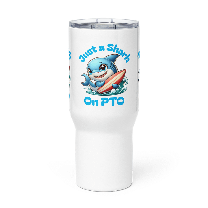 Smiling Shark Surfboard Travel Mug product image (2)