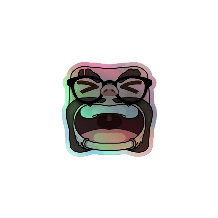 Big Laugh Herb Holo Sticker product image (1)