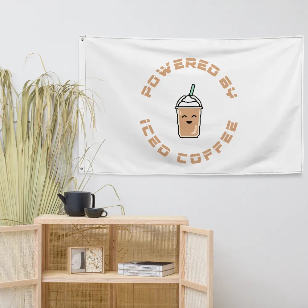 Powered By Iced Coffee Flag product image (7)