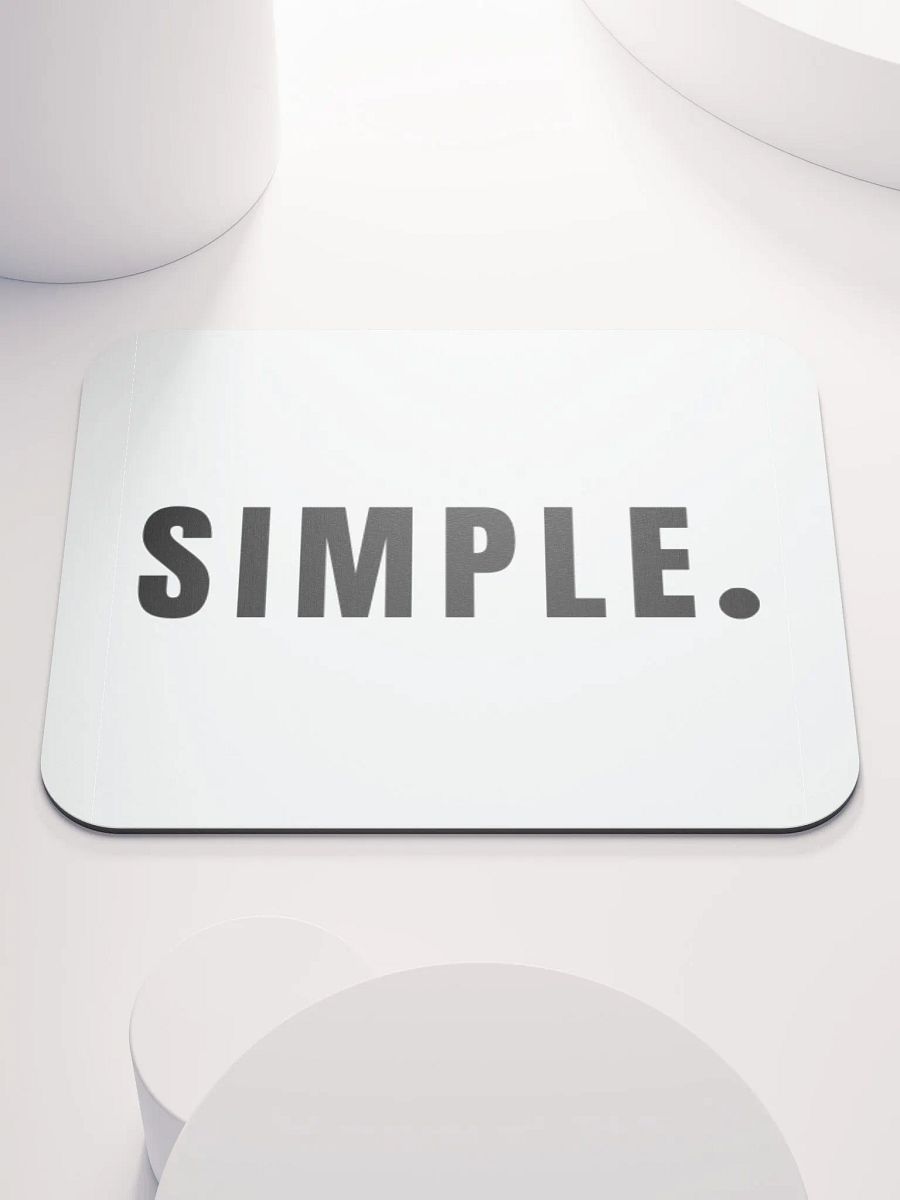 Bold & Simple Mouse Pad product image (2)