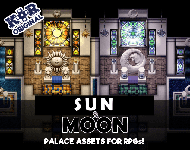 KR Sun and Moon Palace Tileset for RPGs product image (1)