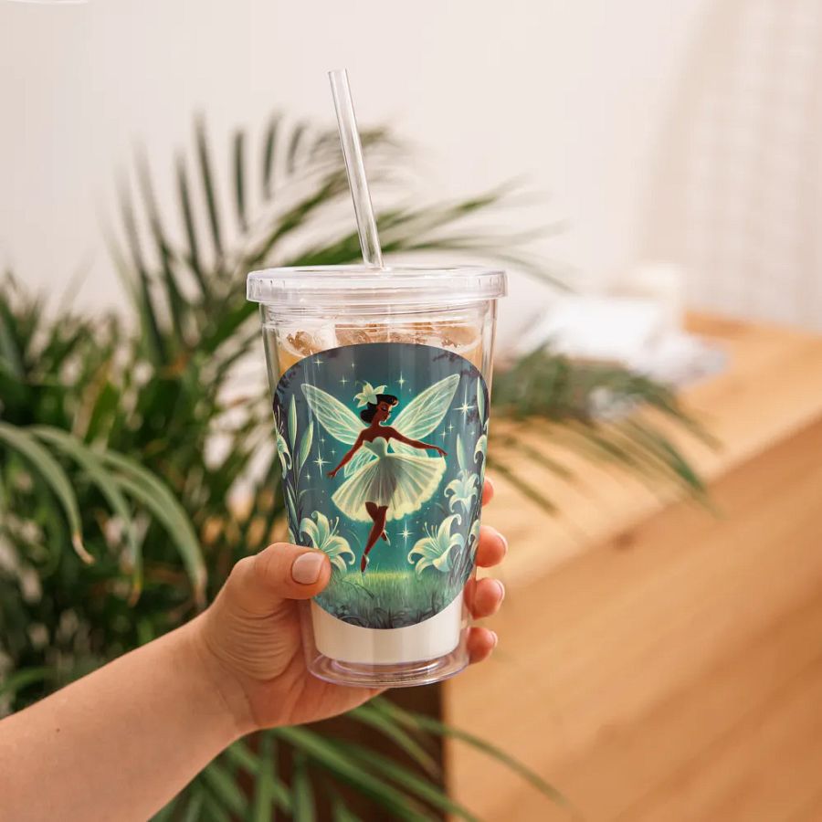 Enchanted Lily Fairy Dance Double Wall Tumbler product image (11)
