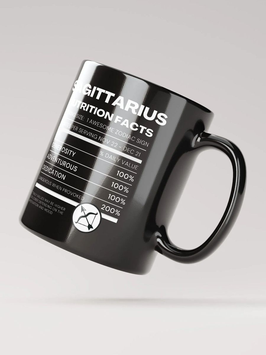 Sagittarius Nutrition Facts Mug product image (5)