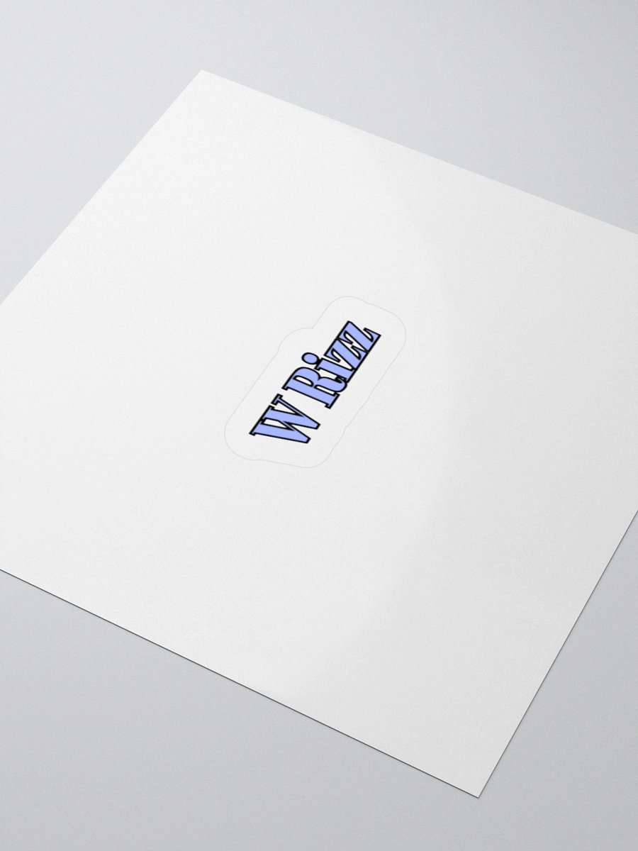 W Rizz Meme Sticker. product image (3)