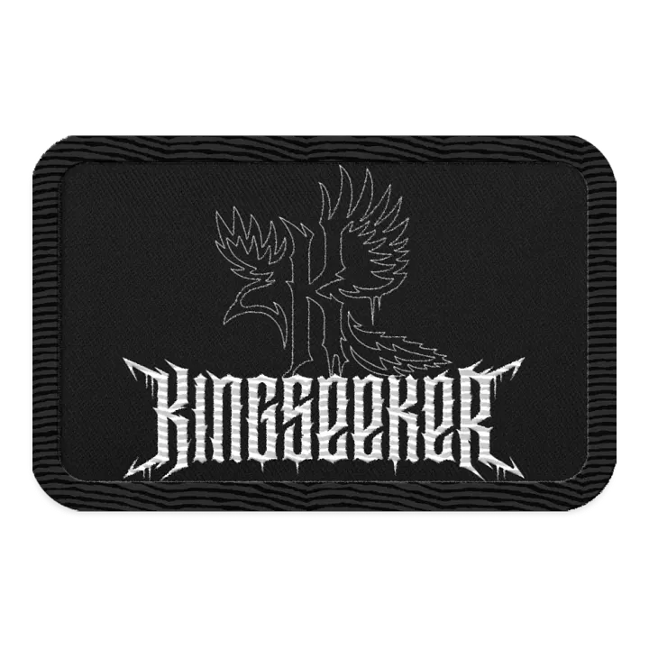 Trusty Patches (White on Black) product image (1)