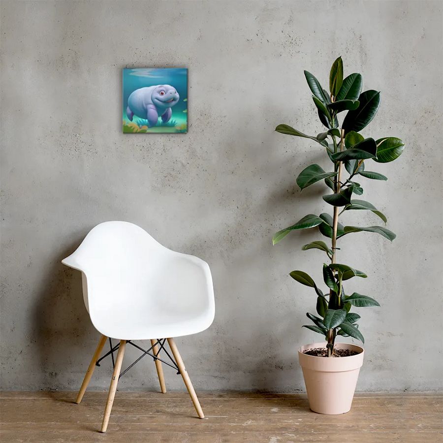 Endangered Species - Mexico - Manatee Canvas Art product image (6)