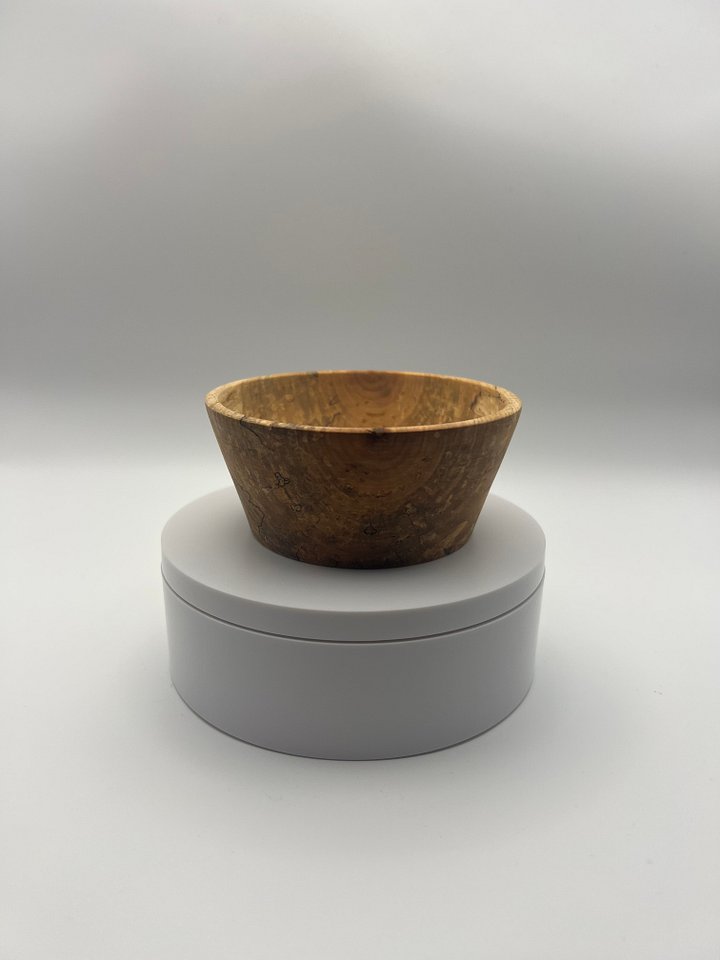 Storm-Fallen Spalted Maple Bowl (3.75”) – Natural Patterned Mini Catch-All product image (2)