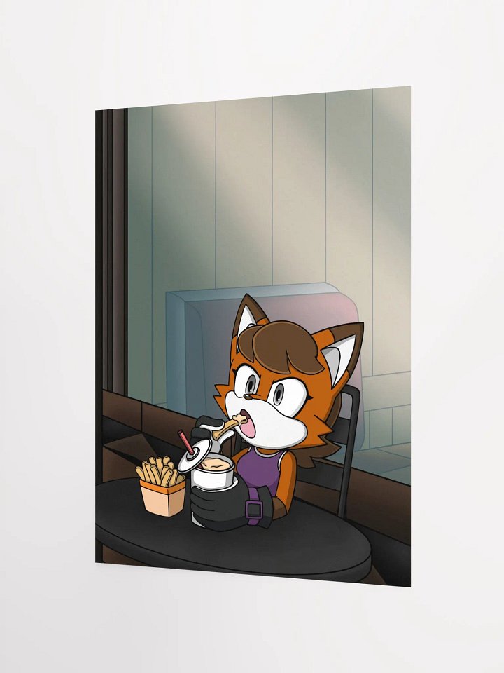 Outside the Burger Shop Matte Poster product image (2)