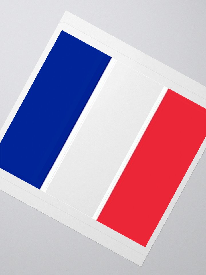 France Flag Sticker | Blue White Red Design | Durable Vinyl | 3 Sizes product image (4)