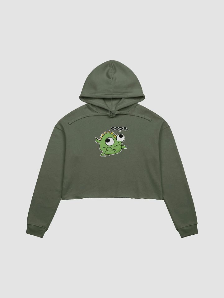 Dino Derp Crop Hoodie product image (2)