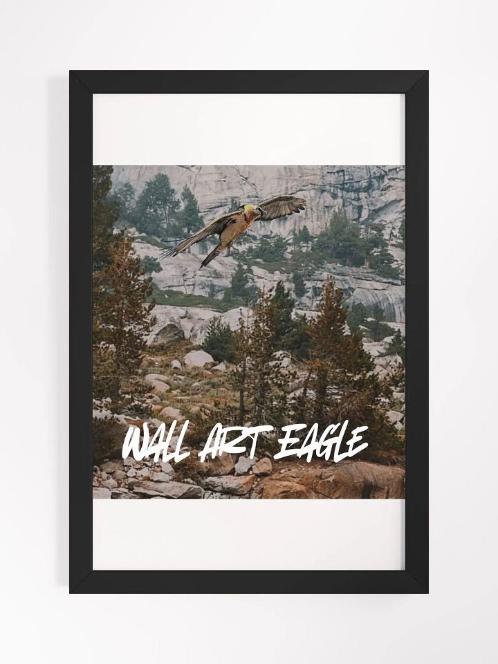 Wall Art Eagle in Forest Framed High-Quality Matte Poster (in) product image (1)