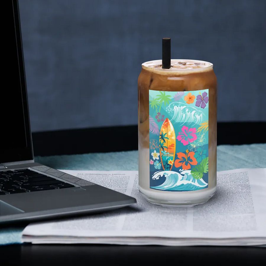 Tropical Escape Drinking Glass product image (3)