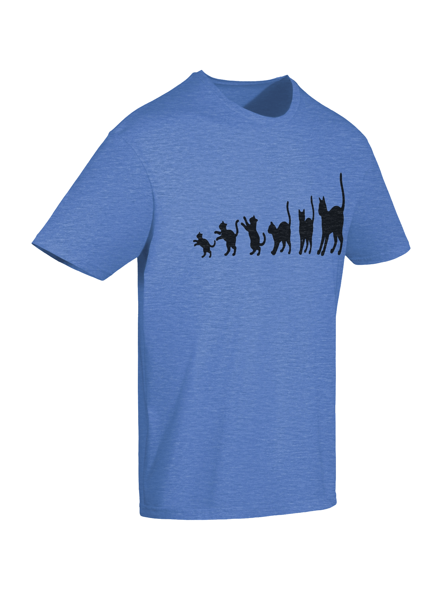 Pawsitive Progression: Premium Cotton Feline Graphic Tee product image (10)