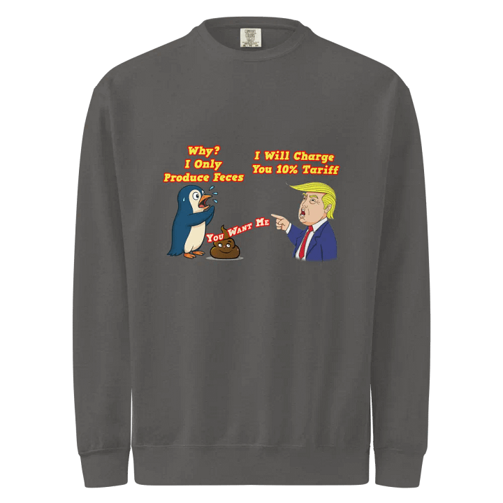 Sarcastic Penguin Tariff Sweatshirt product image (1)
