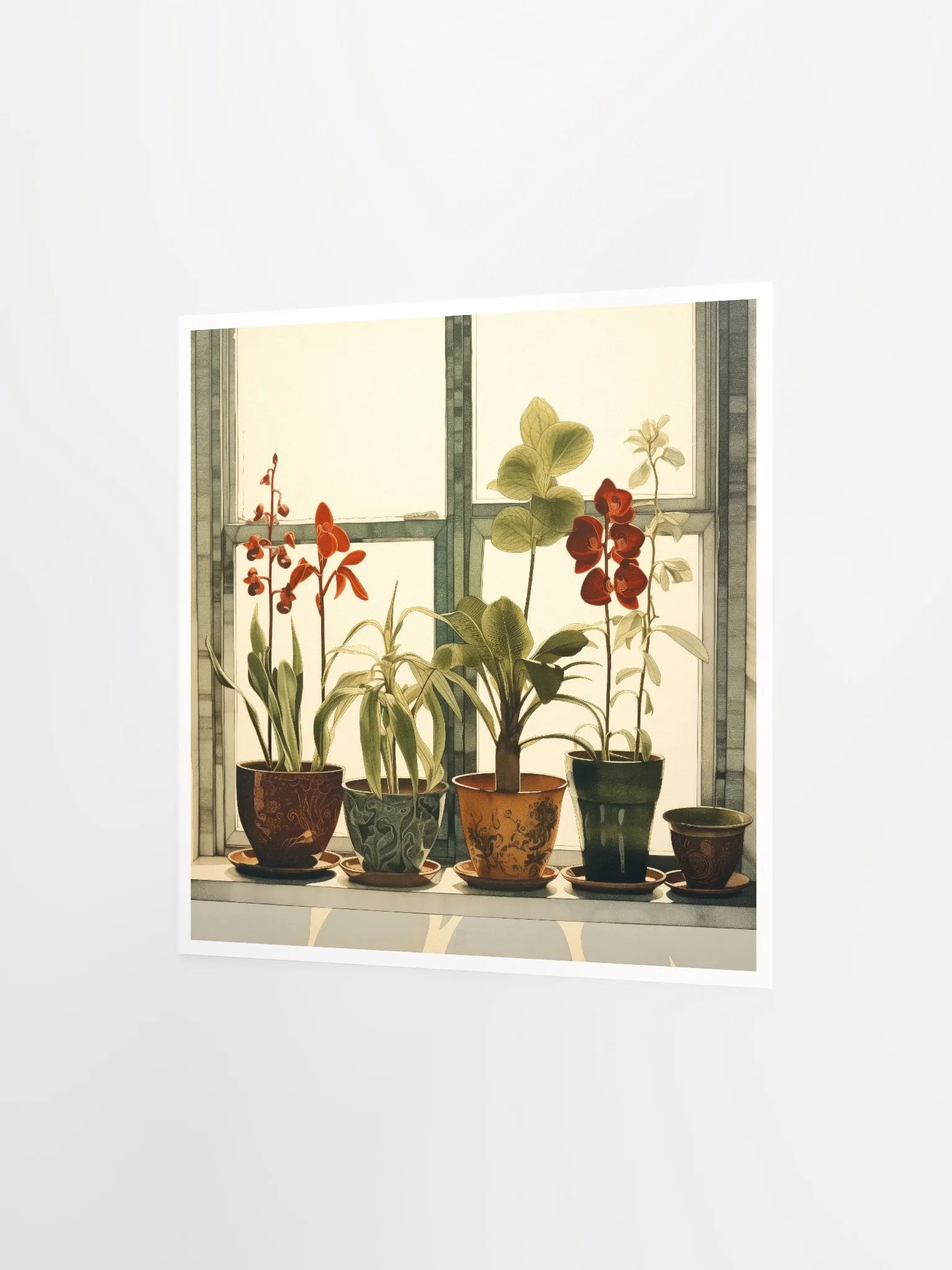 Art2401-12 Potted Plants Still Life - Art Print product image (6)