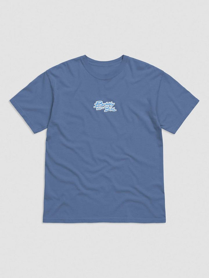Bubbly and a B*tch embroidered garment-dyed tee (light blue bubble design) product image (1)