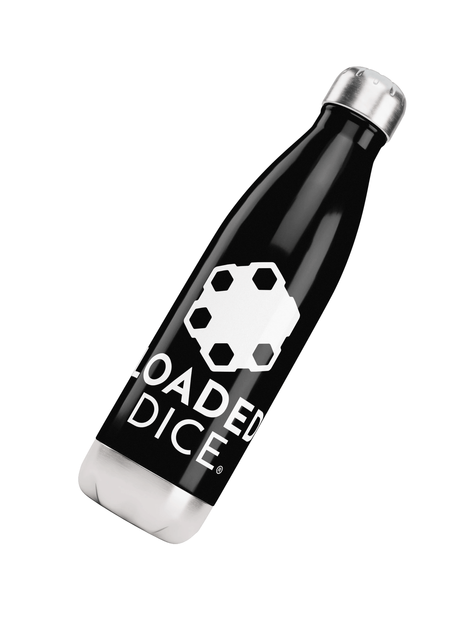 Loaded Dice Stainless Steel Water Bottle Black product image (4)
