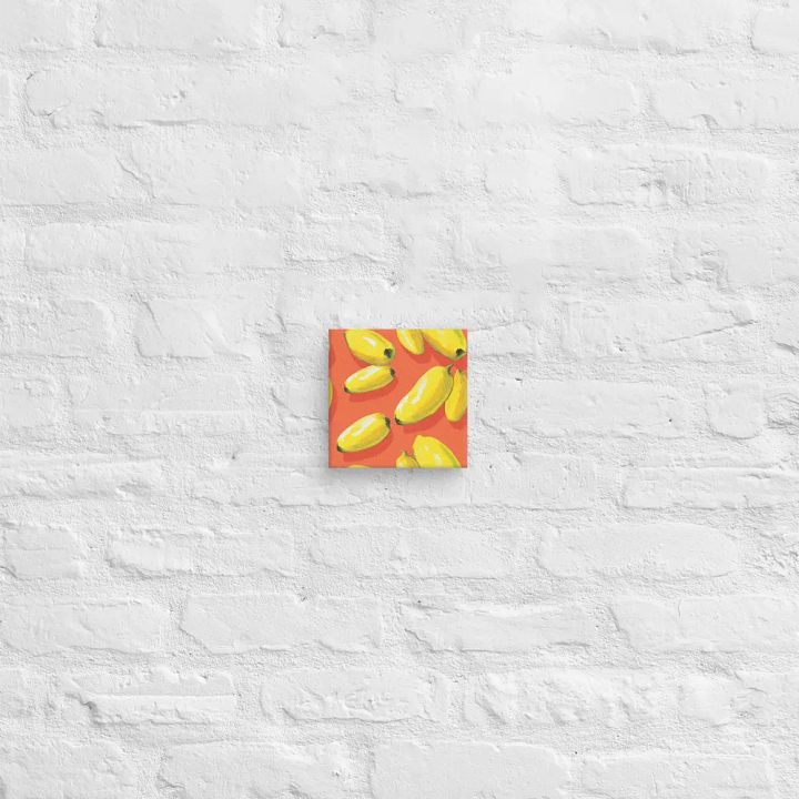 Bright Yellow Papayas Canvas Collection product image (47)