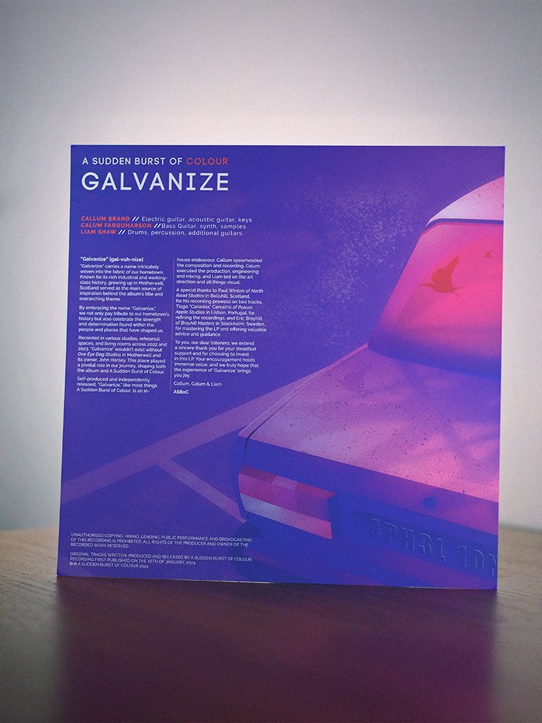 Galvanize - 12" Heavyweight Vinyl Record [180g] product image (3)