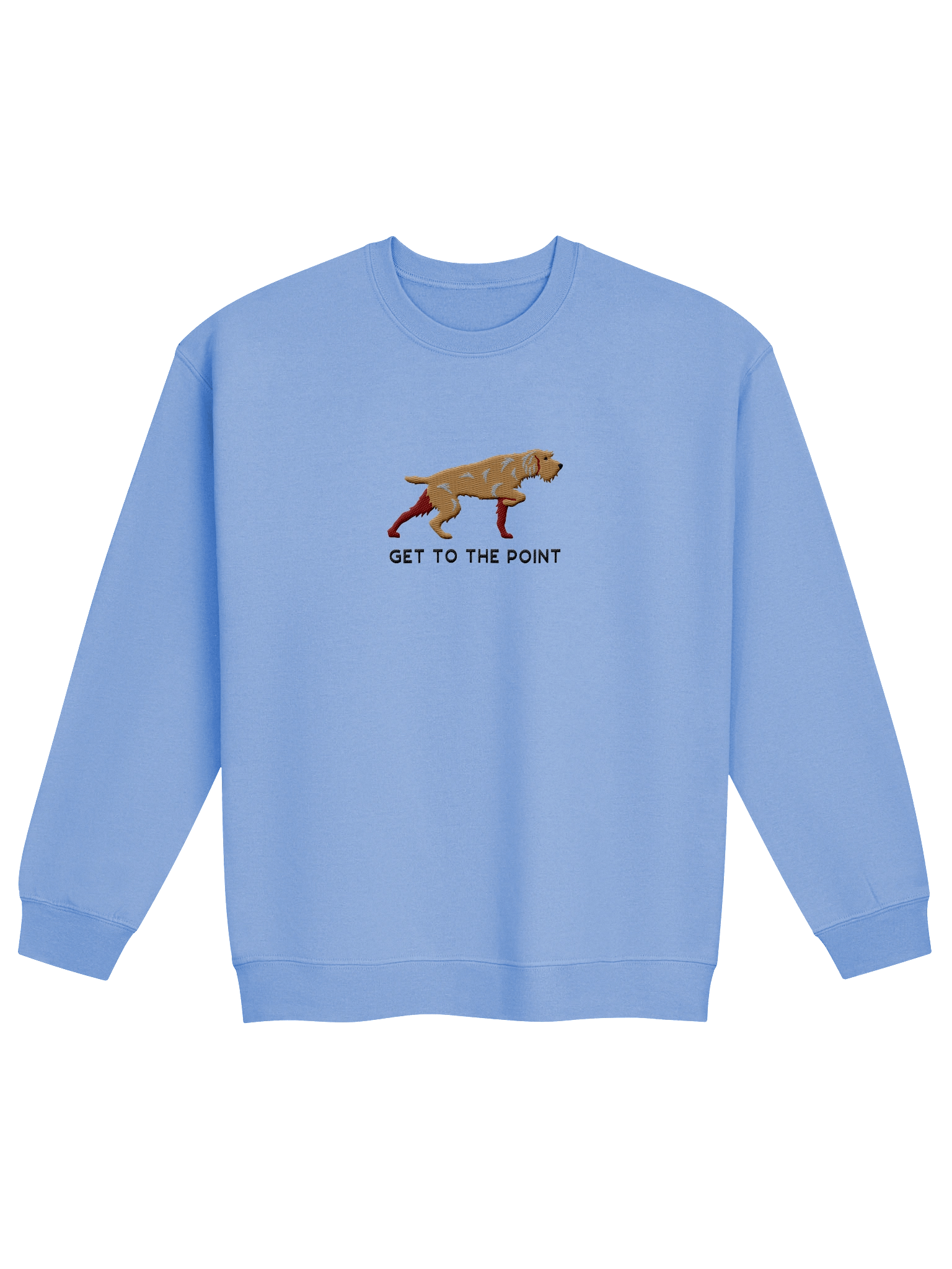 Get to the Point Sweatshirt (Embroidered) of a Pudelpointer(Tan) product image (9)