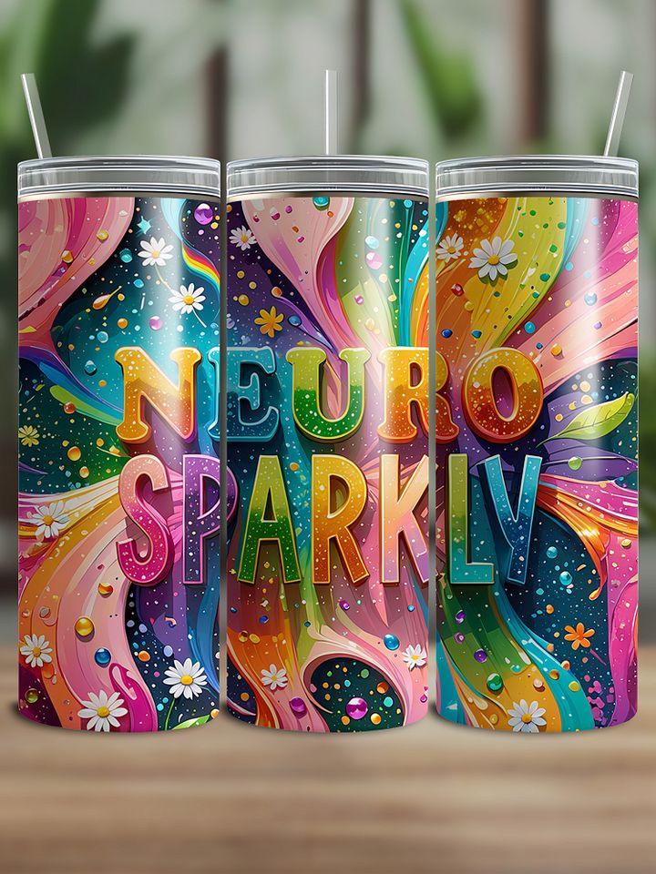Neuro Sparkly Tumbler Wrap product image (1)